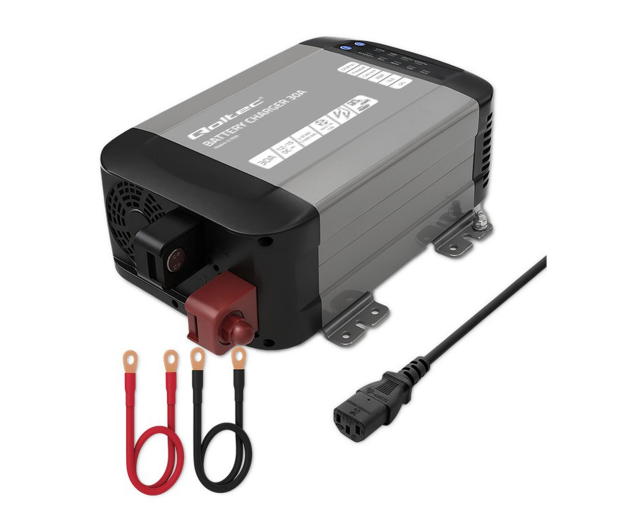 Qoltec Inteligenta Ładwarka Monolith LiFePO4 AGM GEL 40A 12V - 1238962 - zdjęcie 3